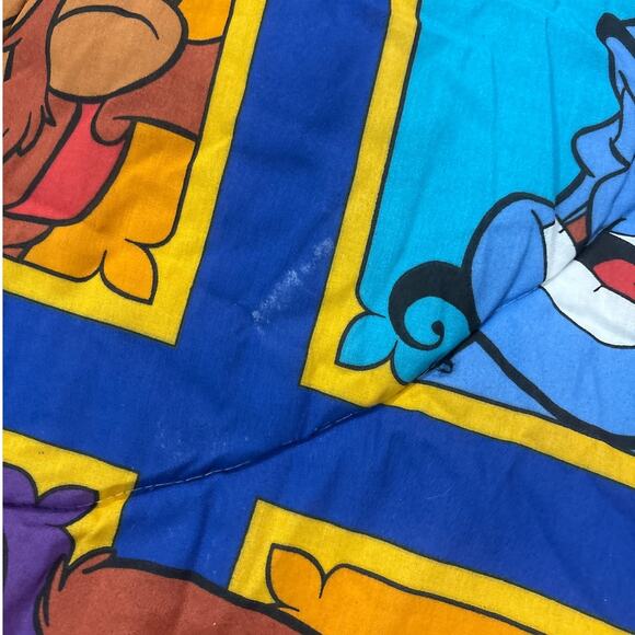 Vintage Rare 90s Disney Aladdin 62x86 in Twin Comforter Blanket Reversible - Picture 5 of 8